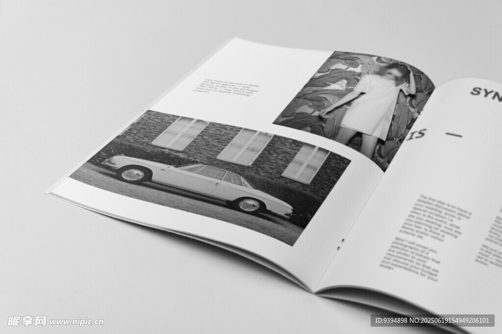 画册内页设计排版样机素材