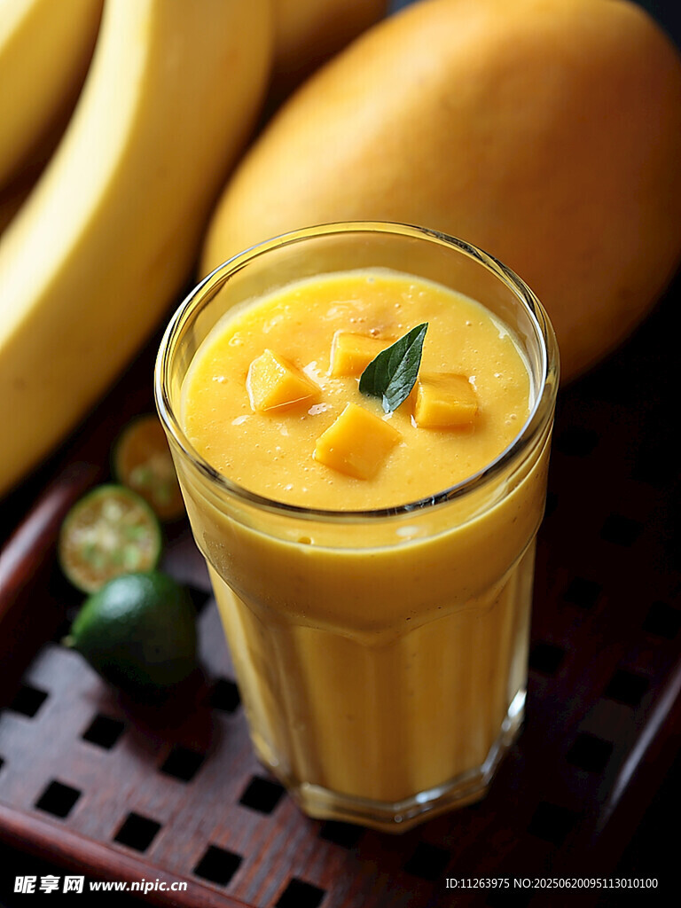 芒果香蕉奶昔 芒果汁