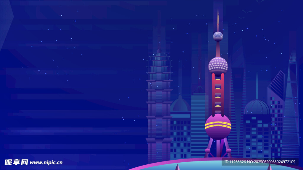 城市科技背景