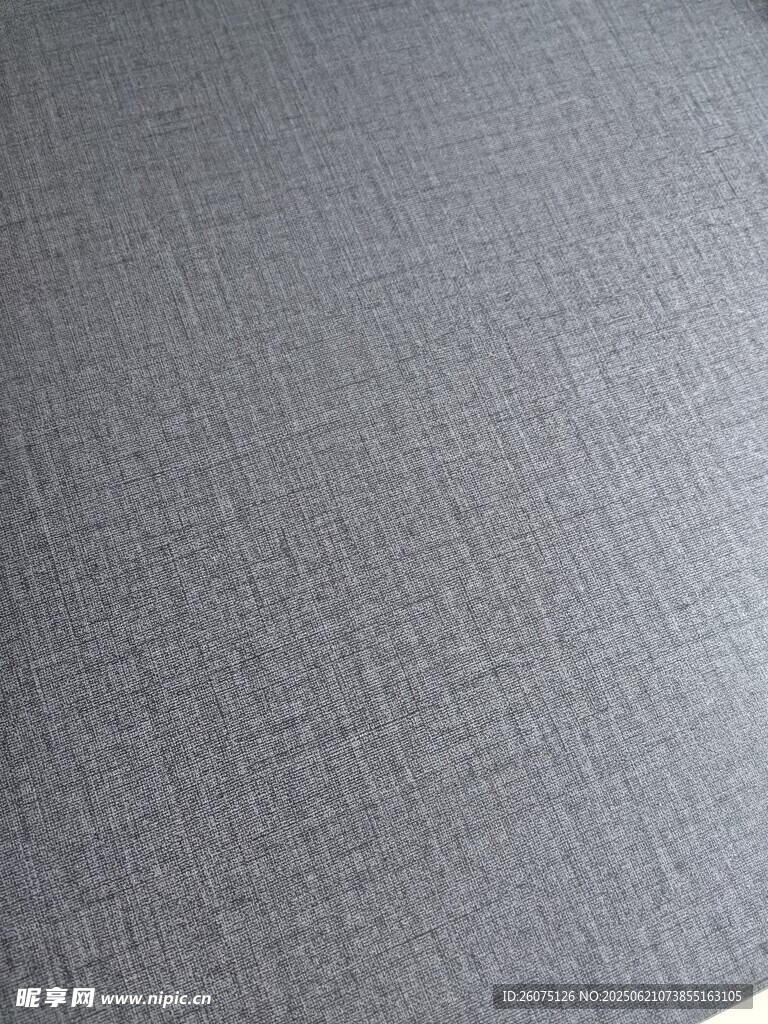 灰色纹理布料表面特写