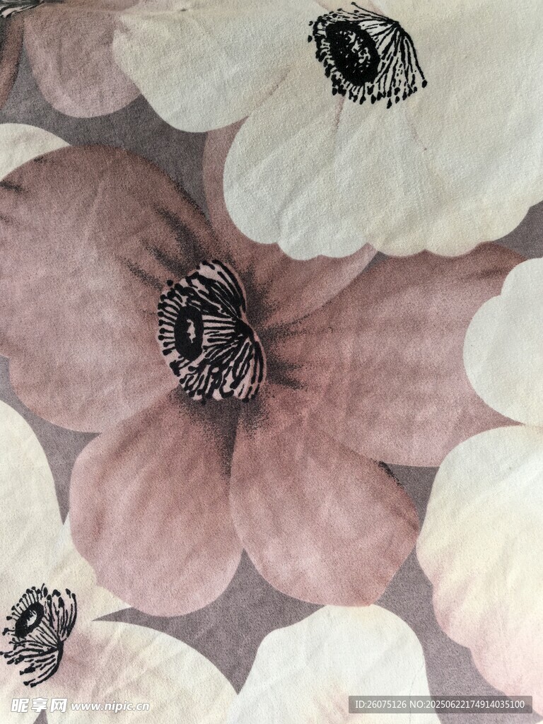 粉色花朵图案纹理背景