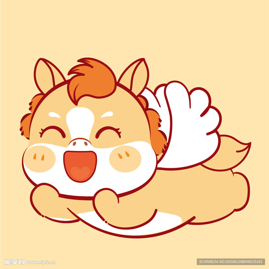 飞翔的萌态小马