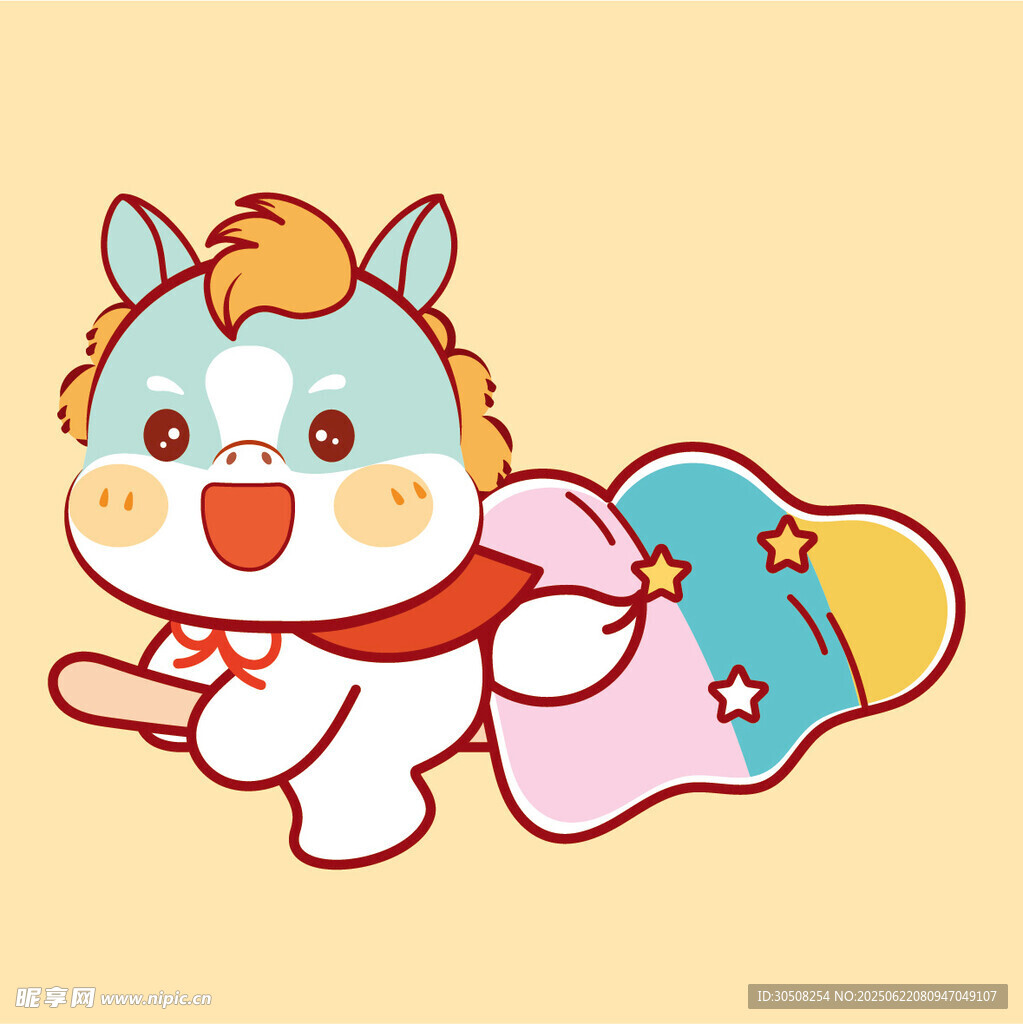 飞天萌马携福而来