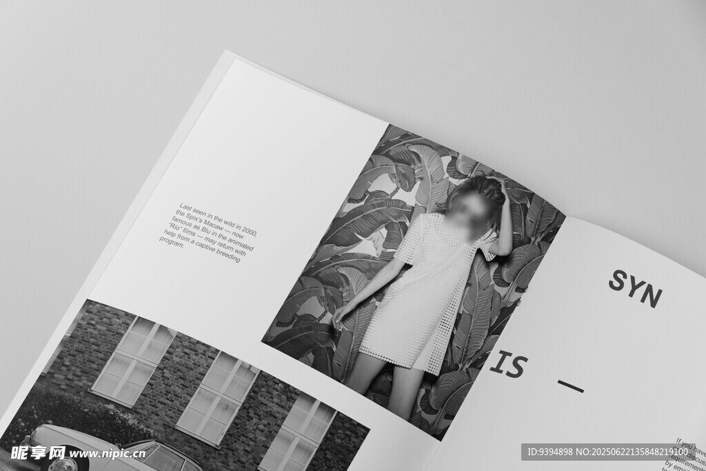 复古风摄影画册设计样机智能贴图