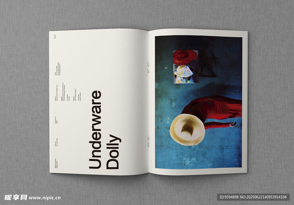 画册内页展示样机素材贴图