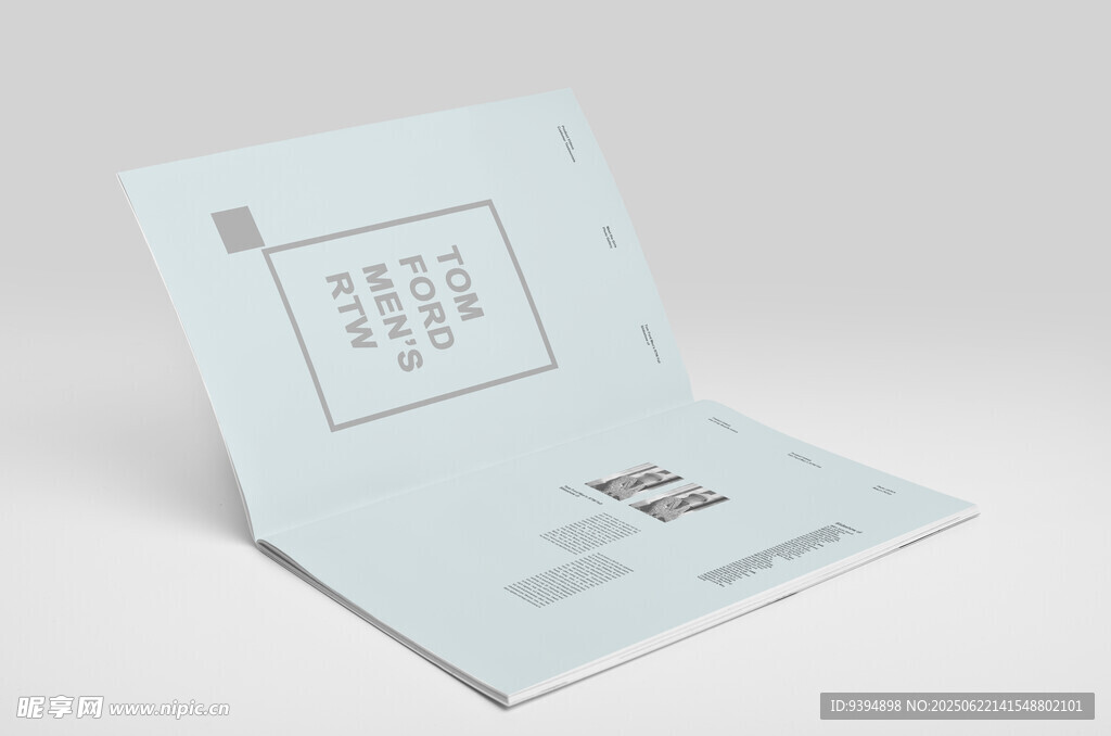 宣传册展示样机素材智能贴图