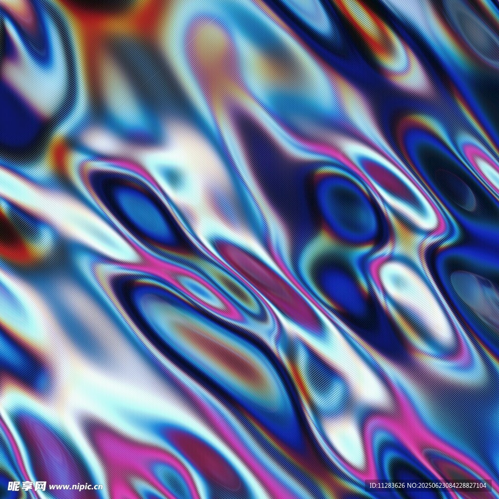 梦幻炫彩流体纹理图案