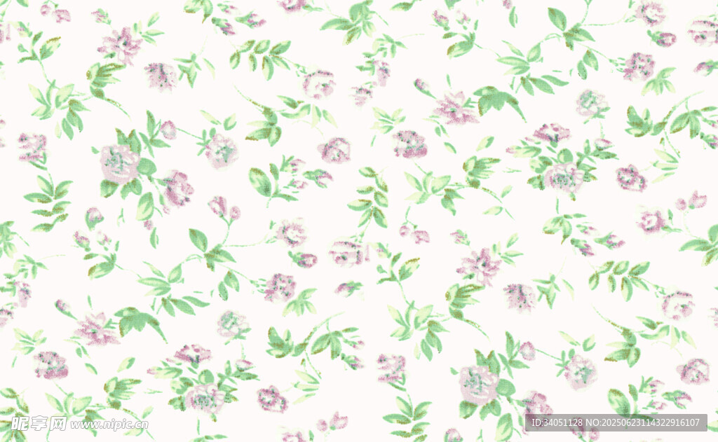 清新花卉图案背景