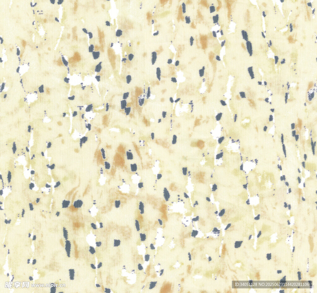 米黄色带蓝点颗粒纹理