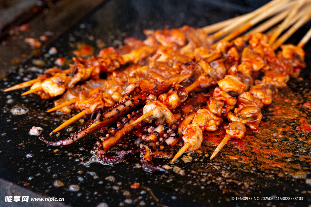 美味烤串诱人呈现