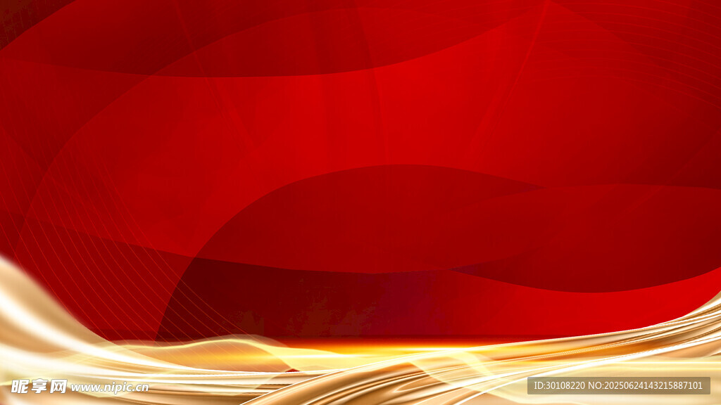 红色背景