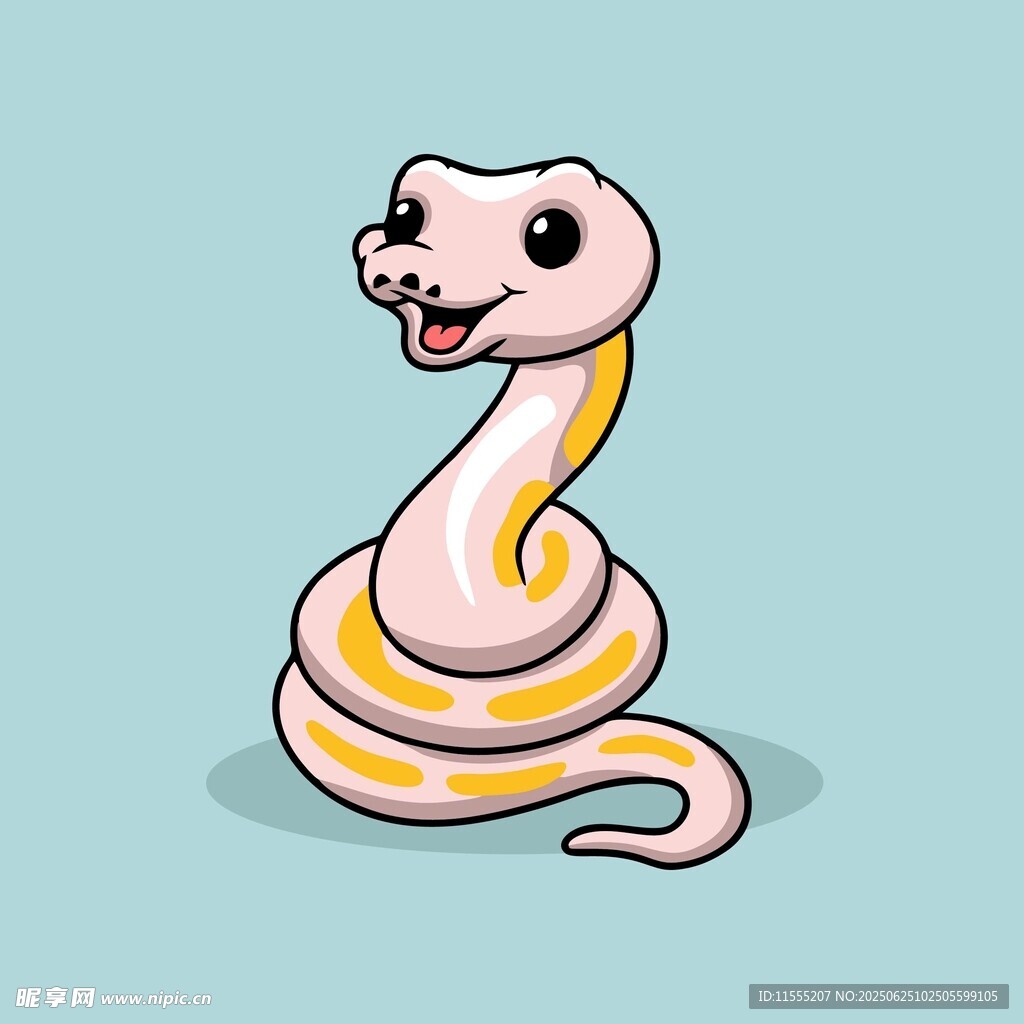 可爱卡通小蛇
