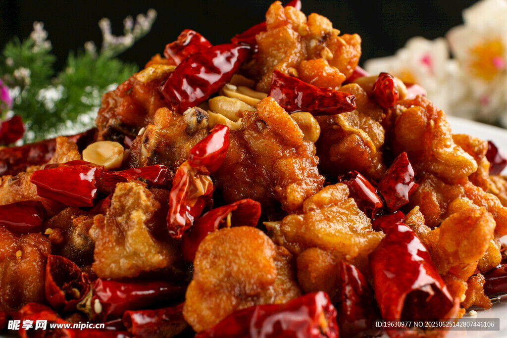 香辣可口的美味辣子鸡丁