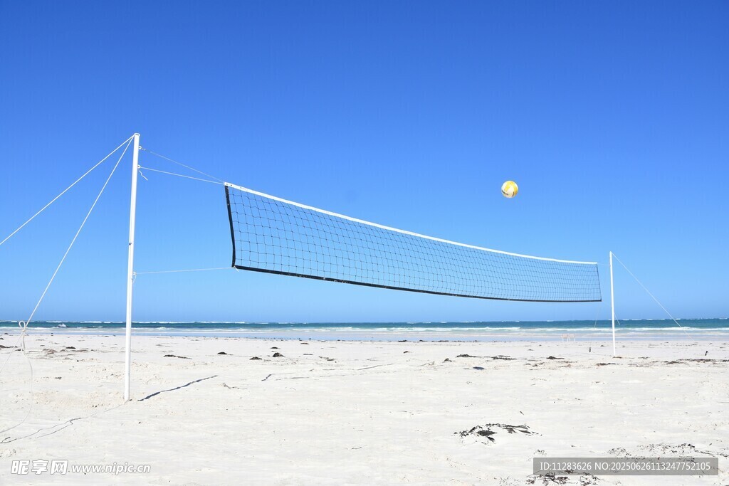 沙滩排球场景