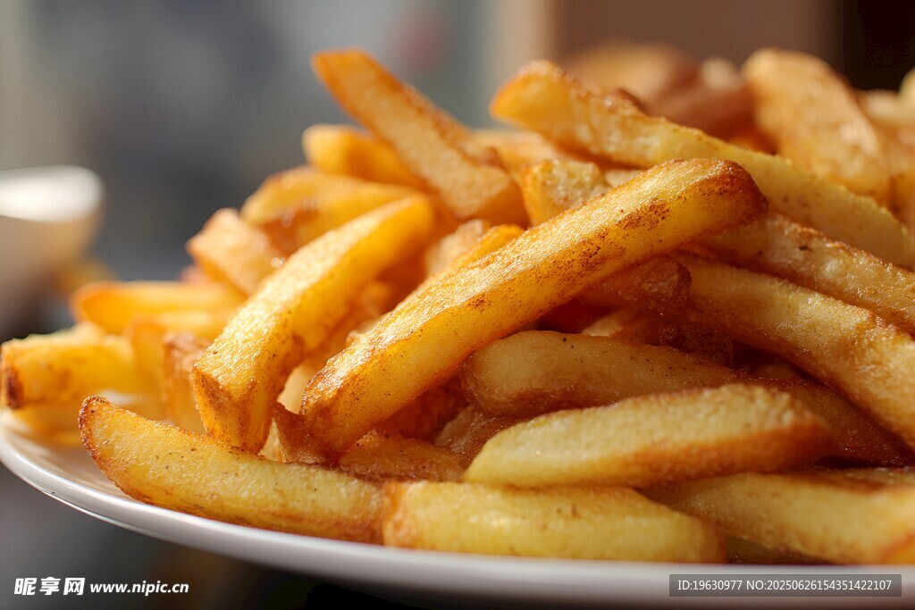 美味金黄薯条一盘