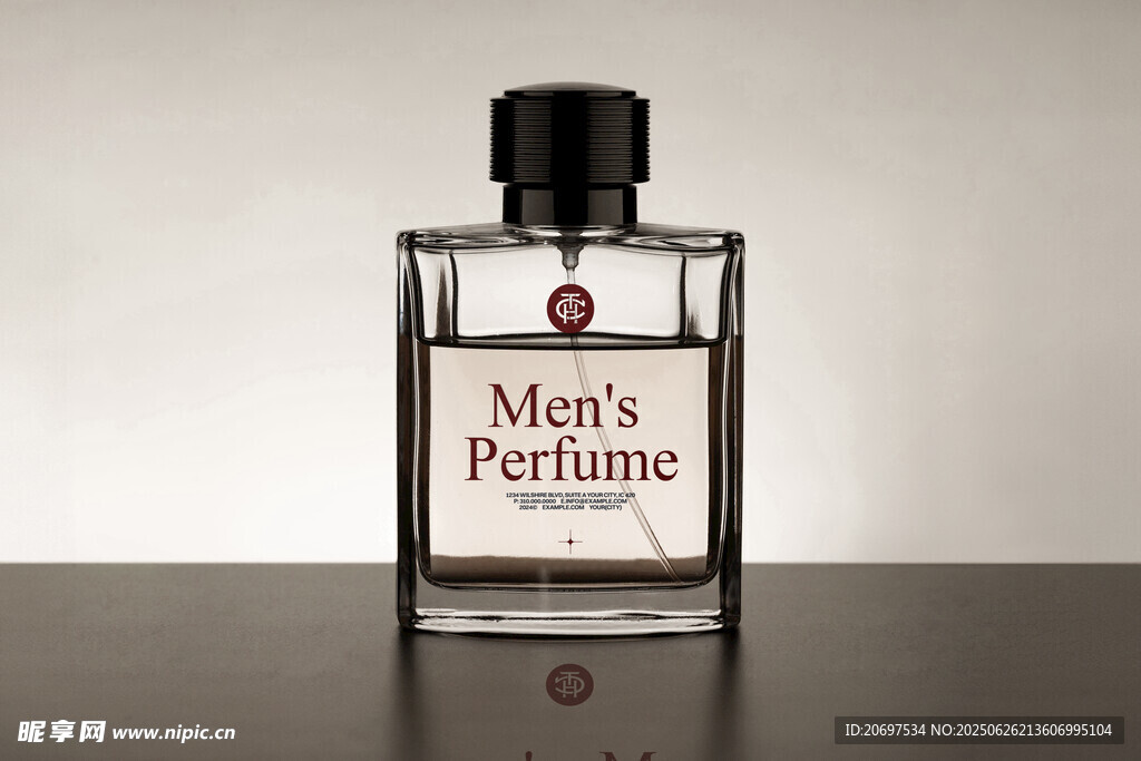 男士香水展示样机