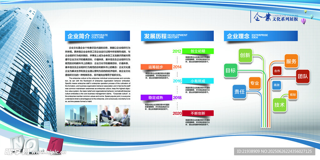 企业文化展板