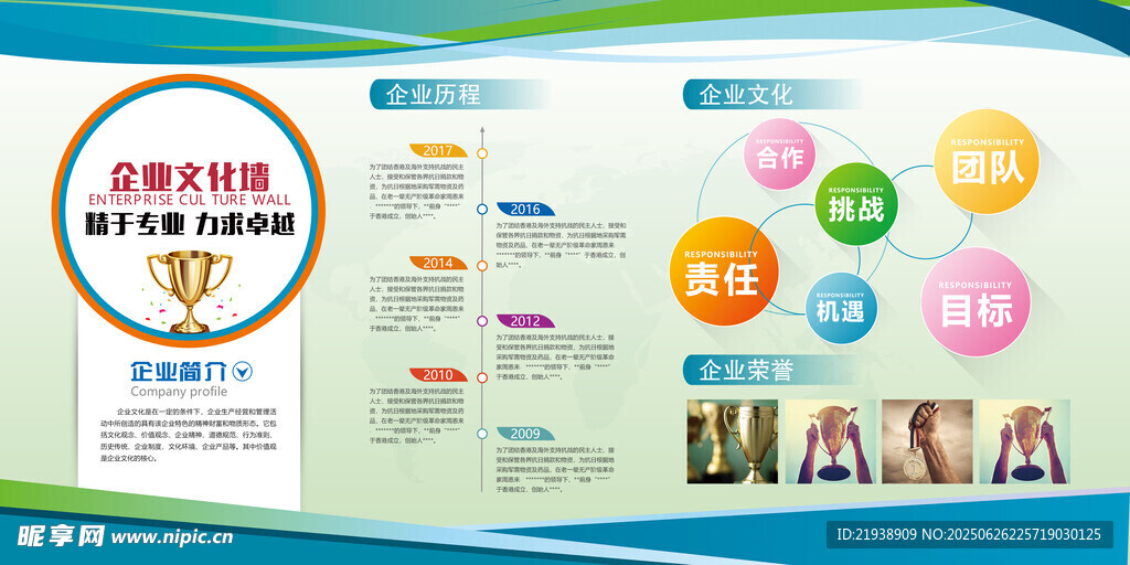 企业文化展板