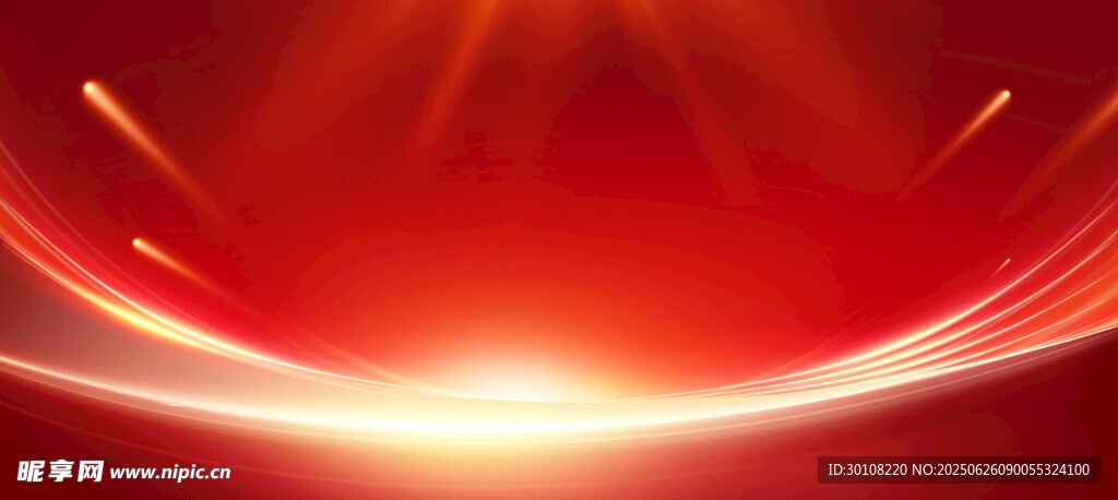 红色主背景