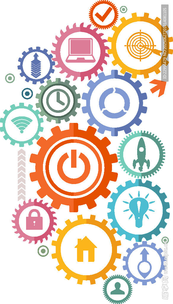 多彩科技与工具图标集合