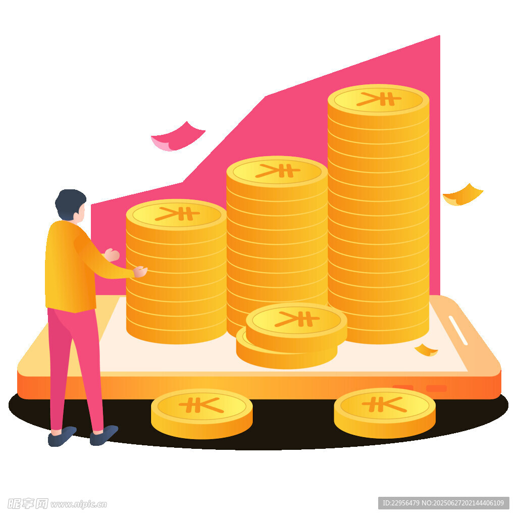 男子助力财富增长