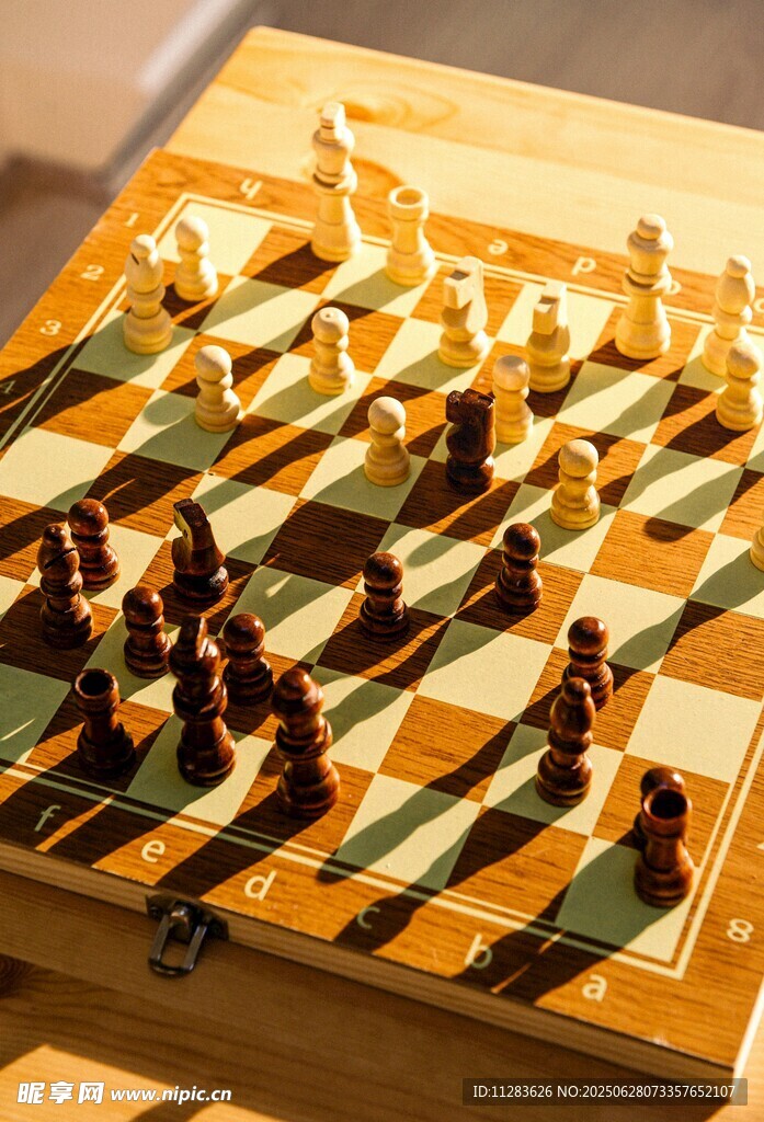 棋盘上的国际象棋对决