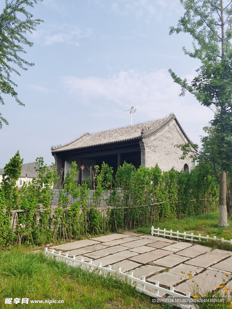 乡村小院静谧田园风光