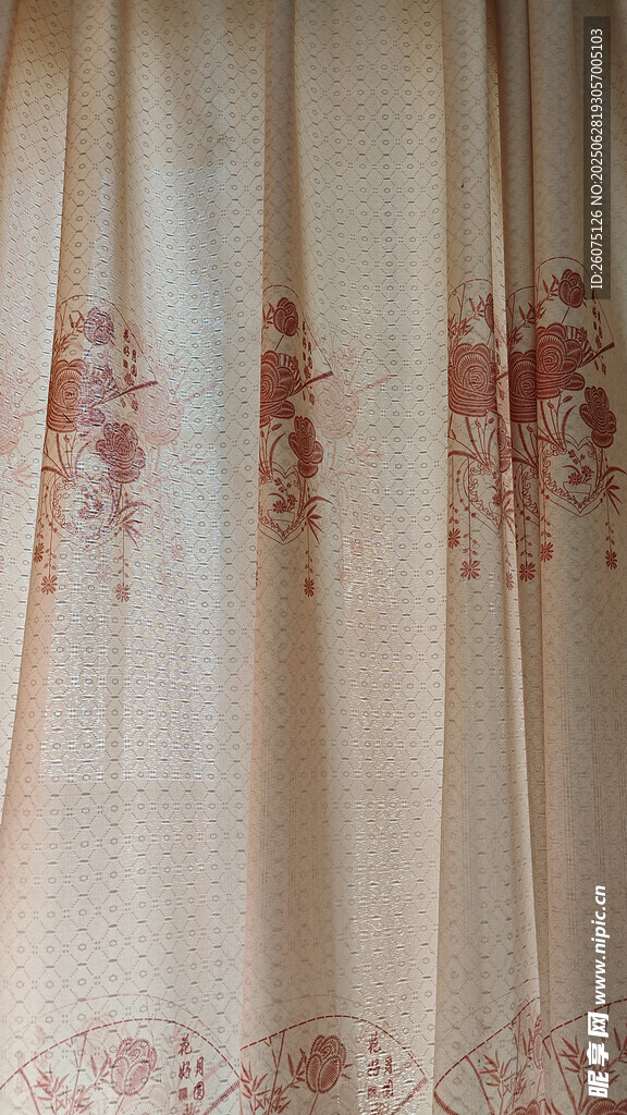 花纹窗帘