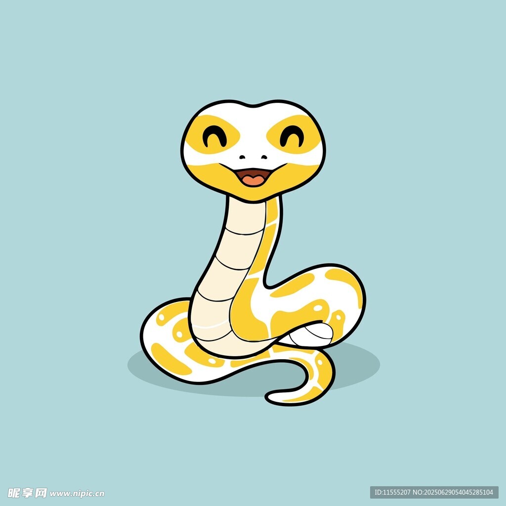 可爱卡通小蛇