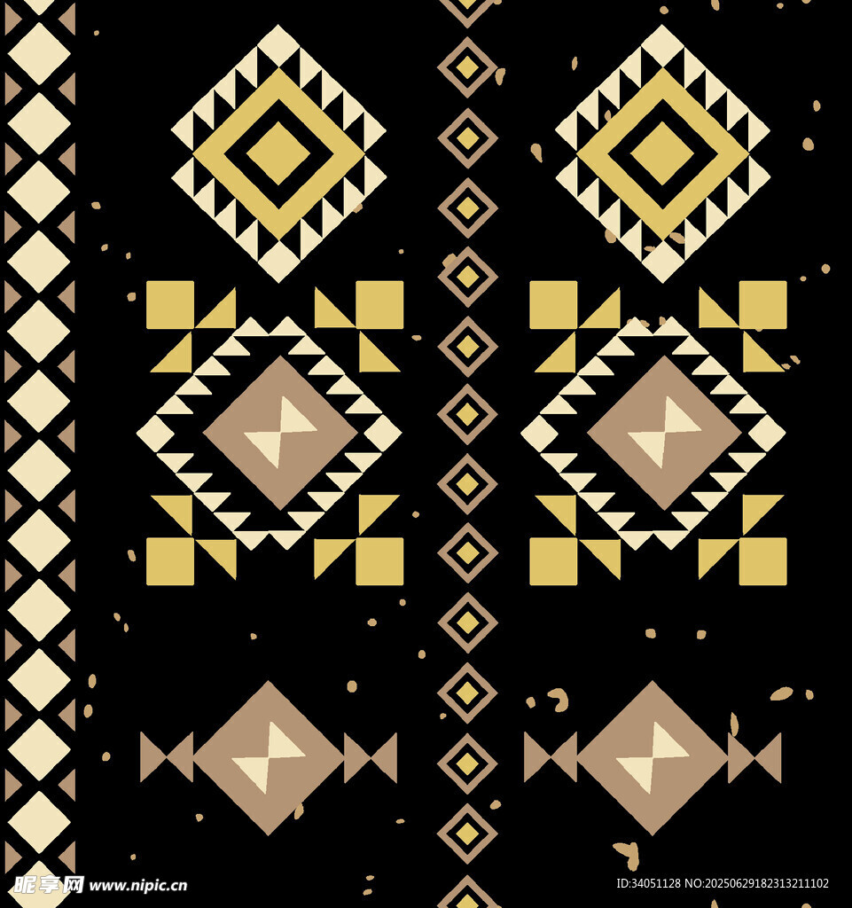 几何图案民族风装饰元素