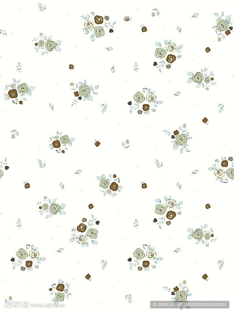 小碎花图案背景纹理