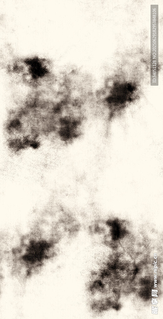 黑白抽象墨点纹理图案