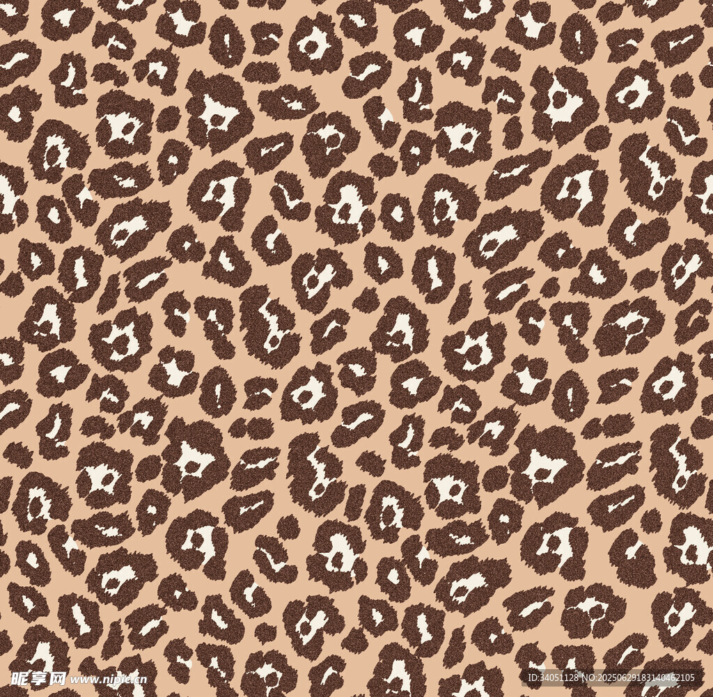 豹纹图案纹理背景