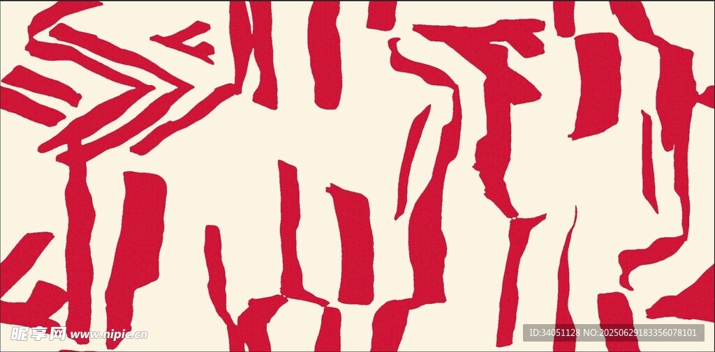 抽象红色几何图案纹理