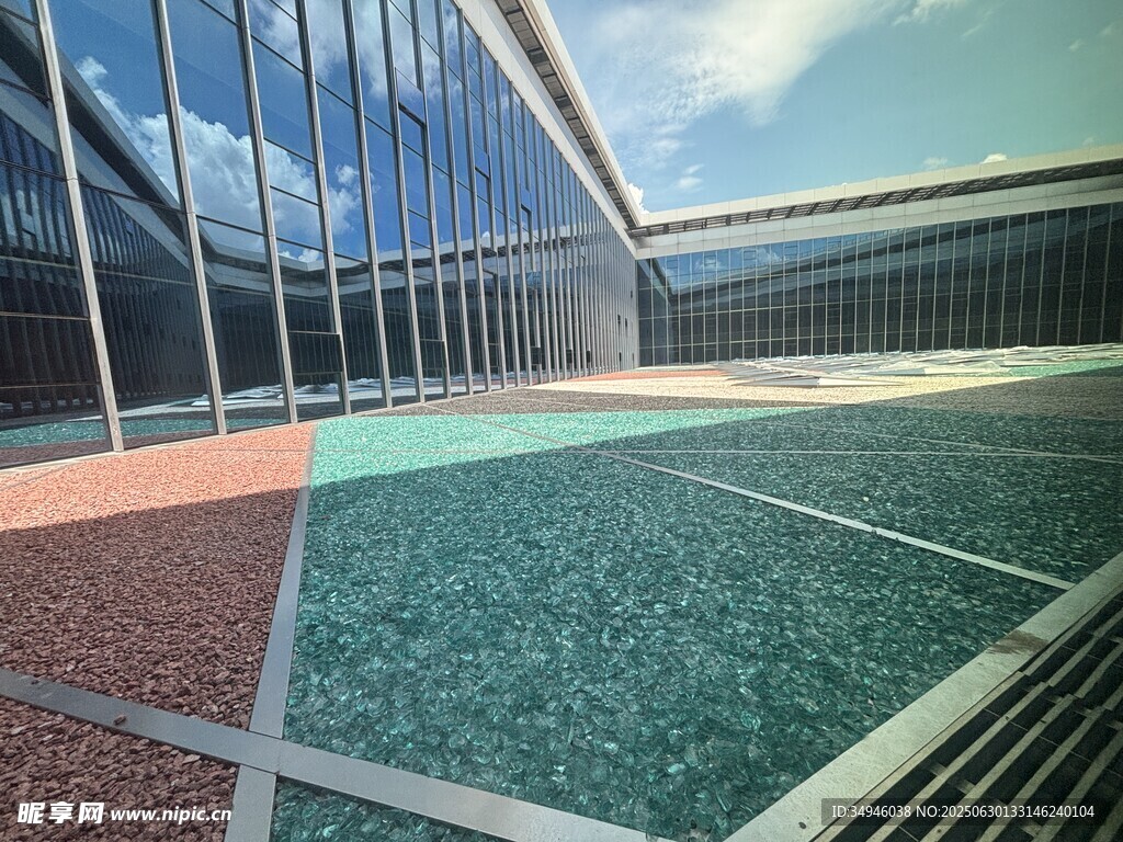 现代建筑户外景观区域