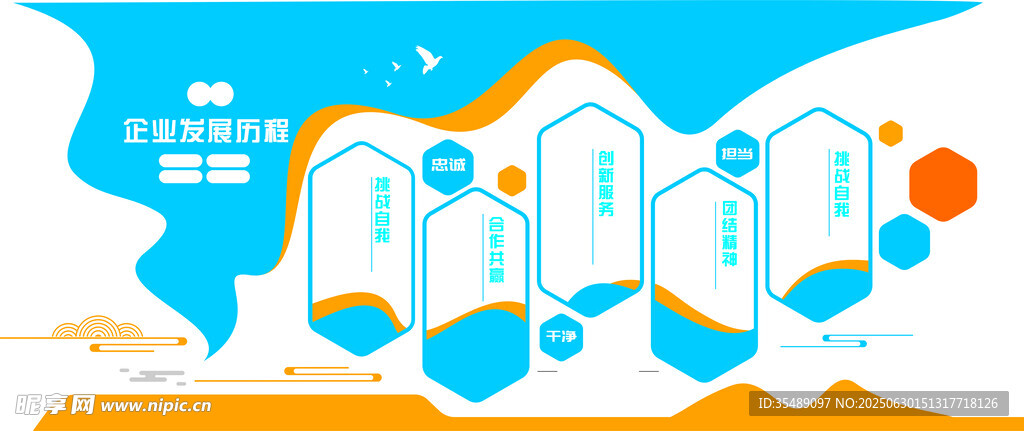 企业文化宣传形象墙