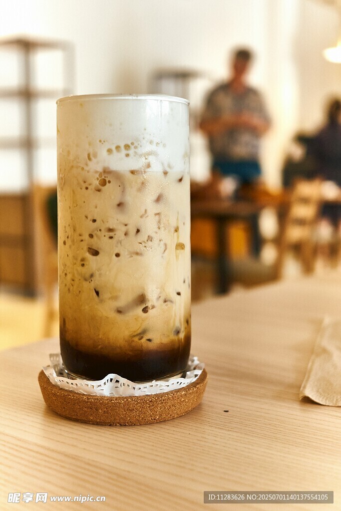 冰咖啡特写