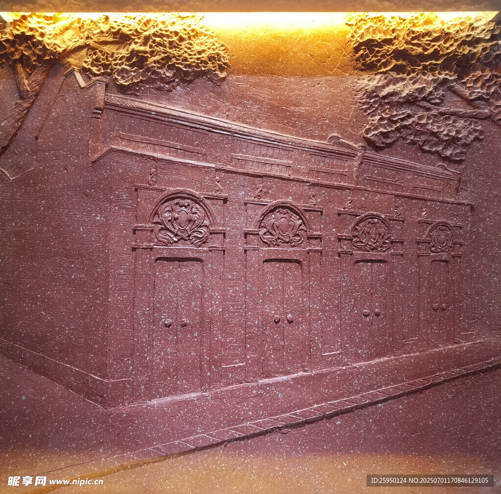浮雕建筑景观