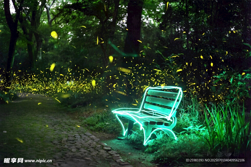 发光长椅