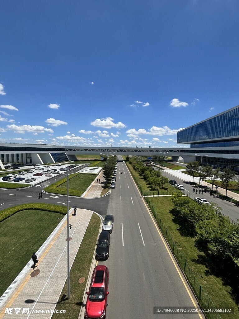 城市道路与建筑景观