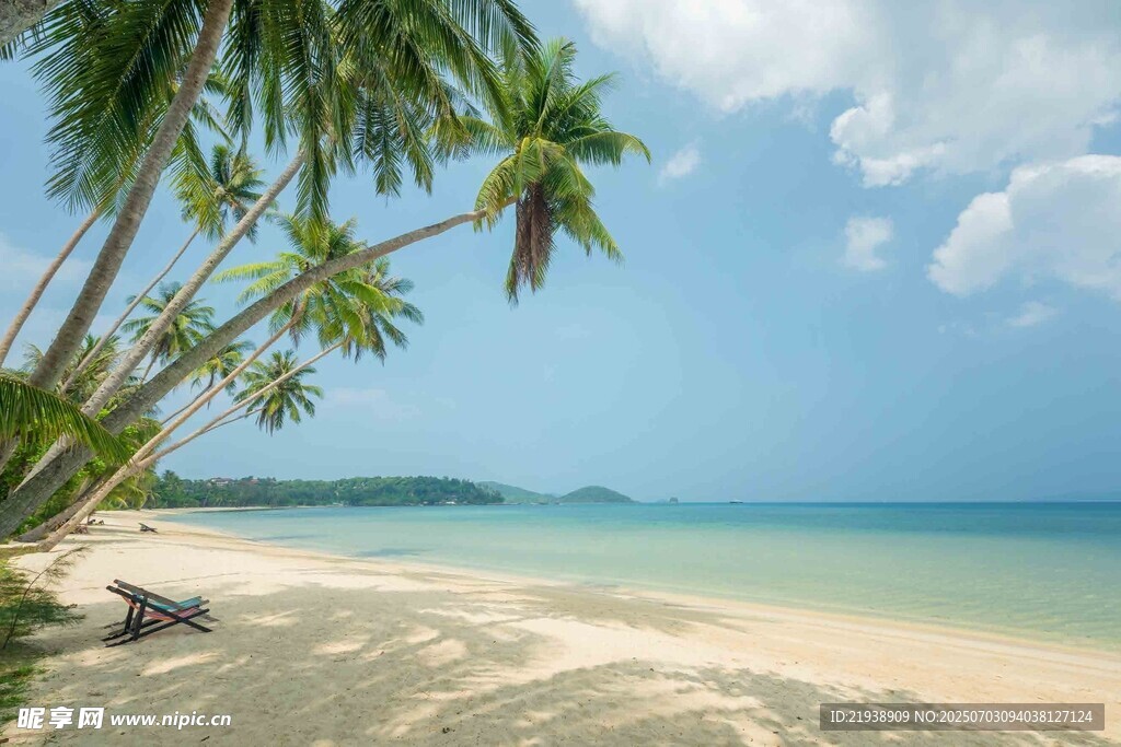 美丽热带海滩风光