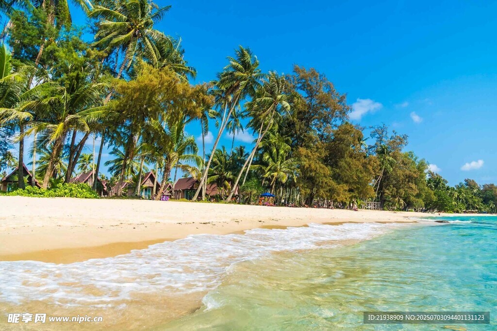 美丽热带海滩风光