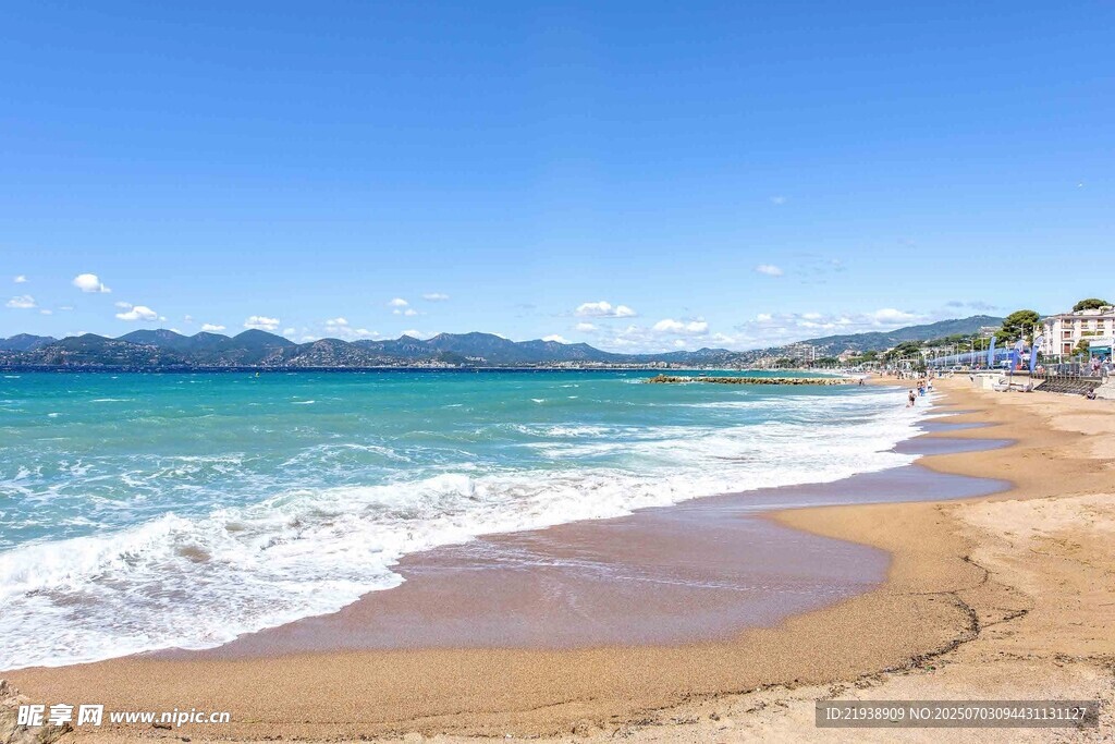 美丽海滨沙滩风景