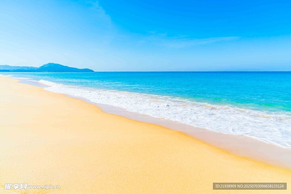 美丽海滨沙滩风光