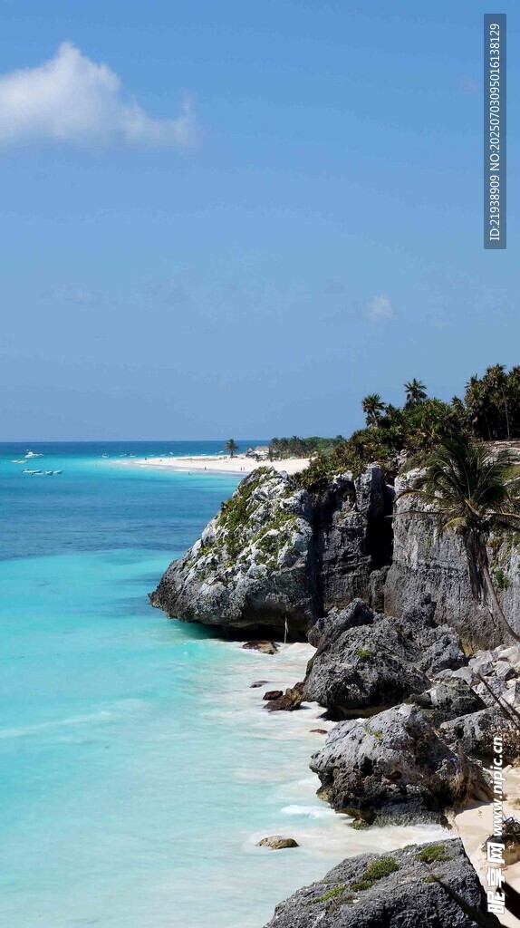 美丽加勒比海沿岸风光