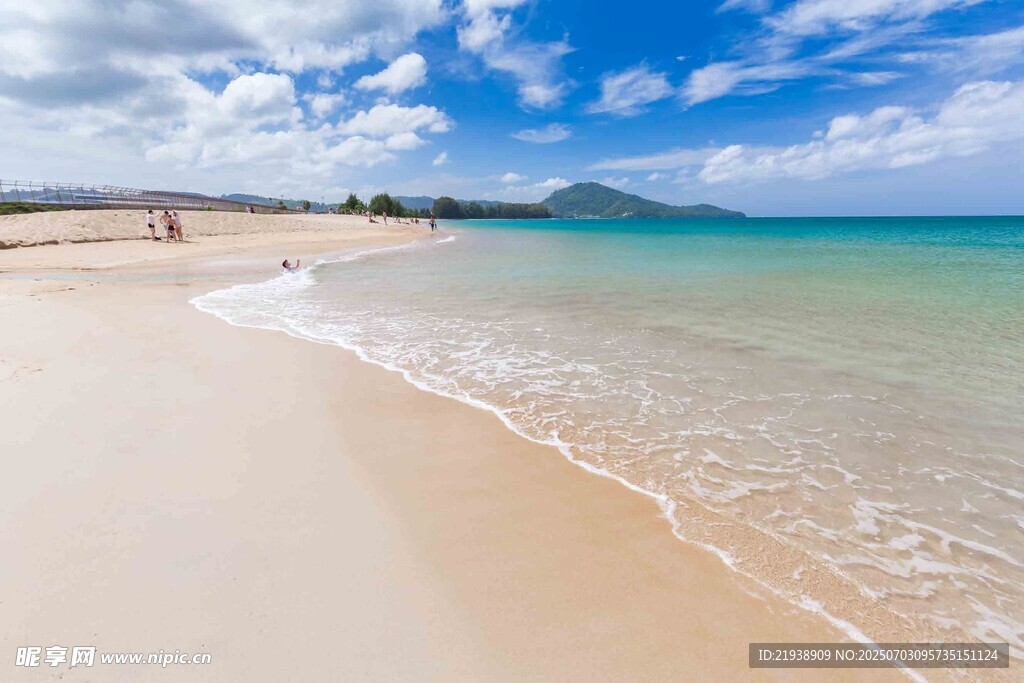 美丽海滨沙滩风景