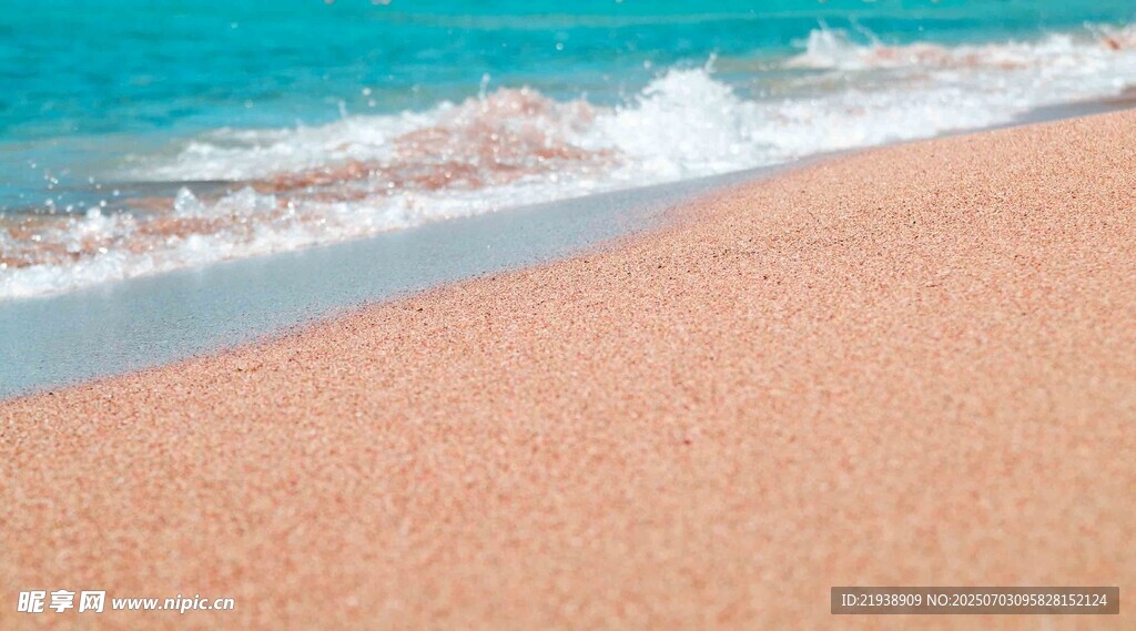 沙滩海浪