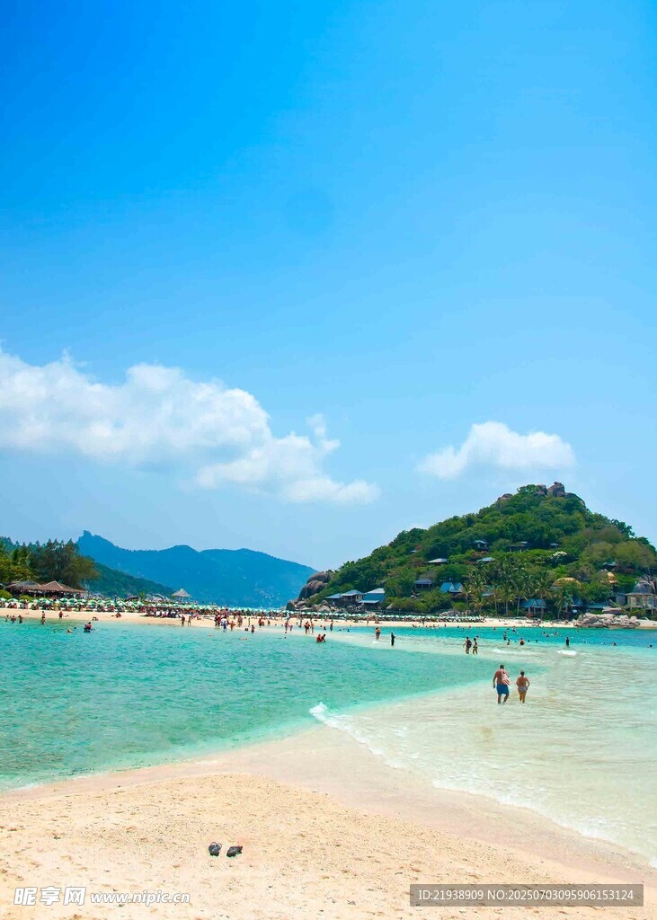 美丽海滨沙滩风光