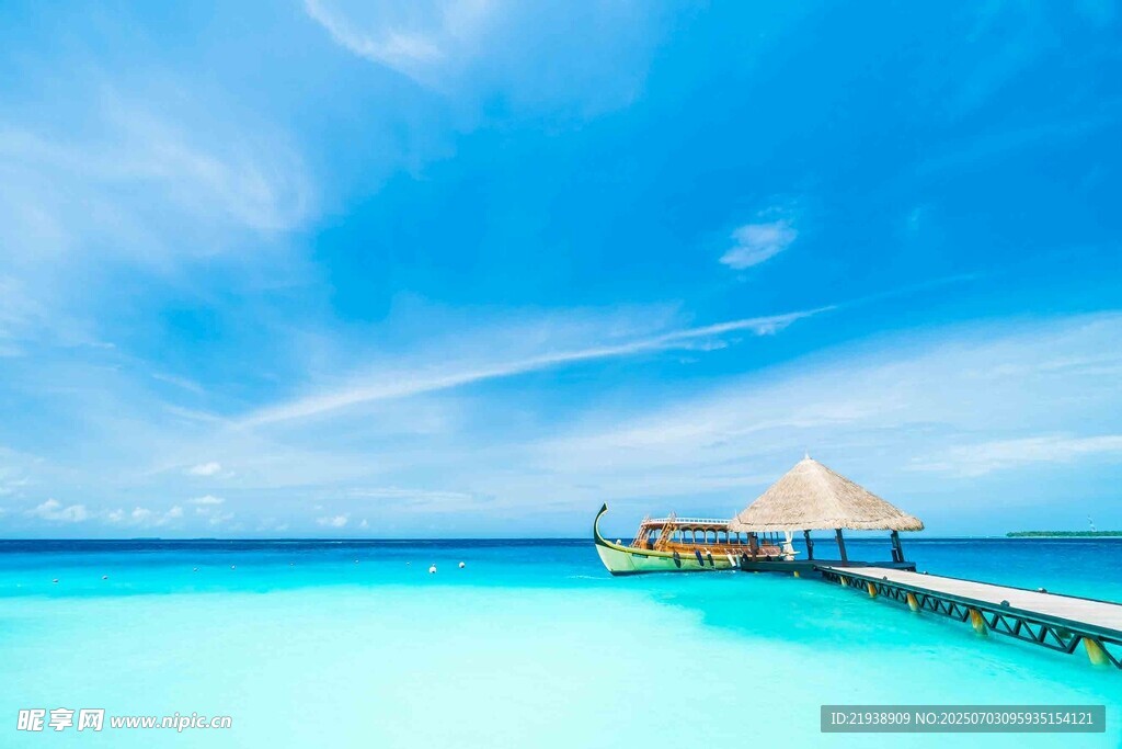 梦幻海岛栈桥美景