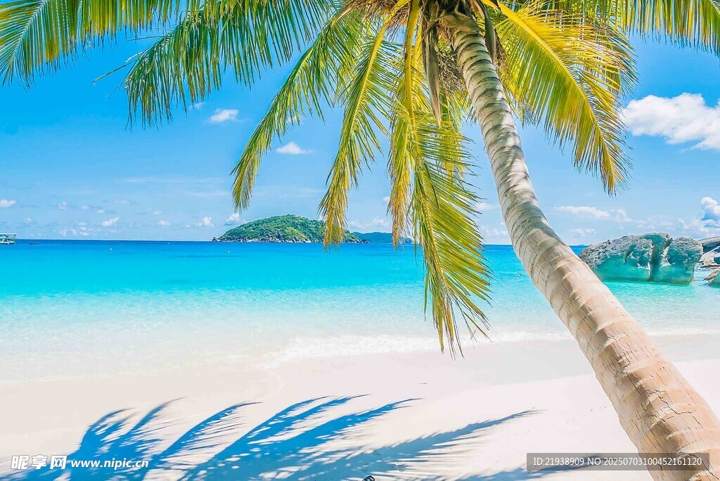 美丽热带海滩风光